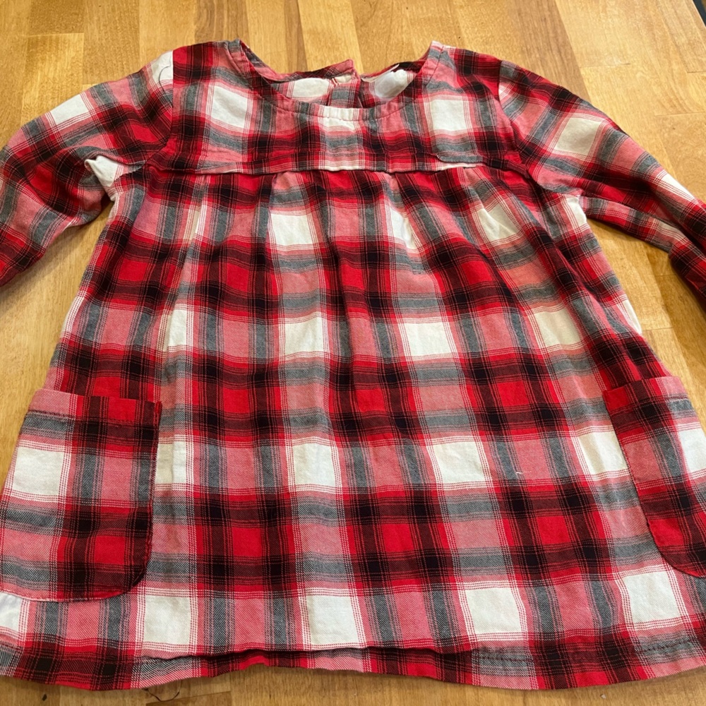 Carter’s Girls baby doll plaid blouse - size 5